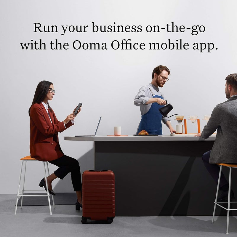 ooma Provisioned Yealink T31W Wi-Fi Business IP Phone. Works only with Office Cloud-Based VoIP Phone Service with Virtual Receptionist, Desktop and Mobile app, Videoconferencing. - Image 3